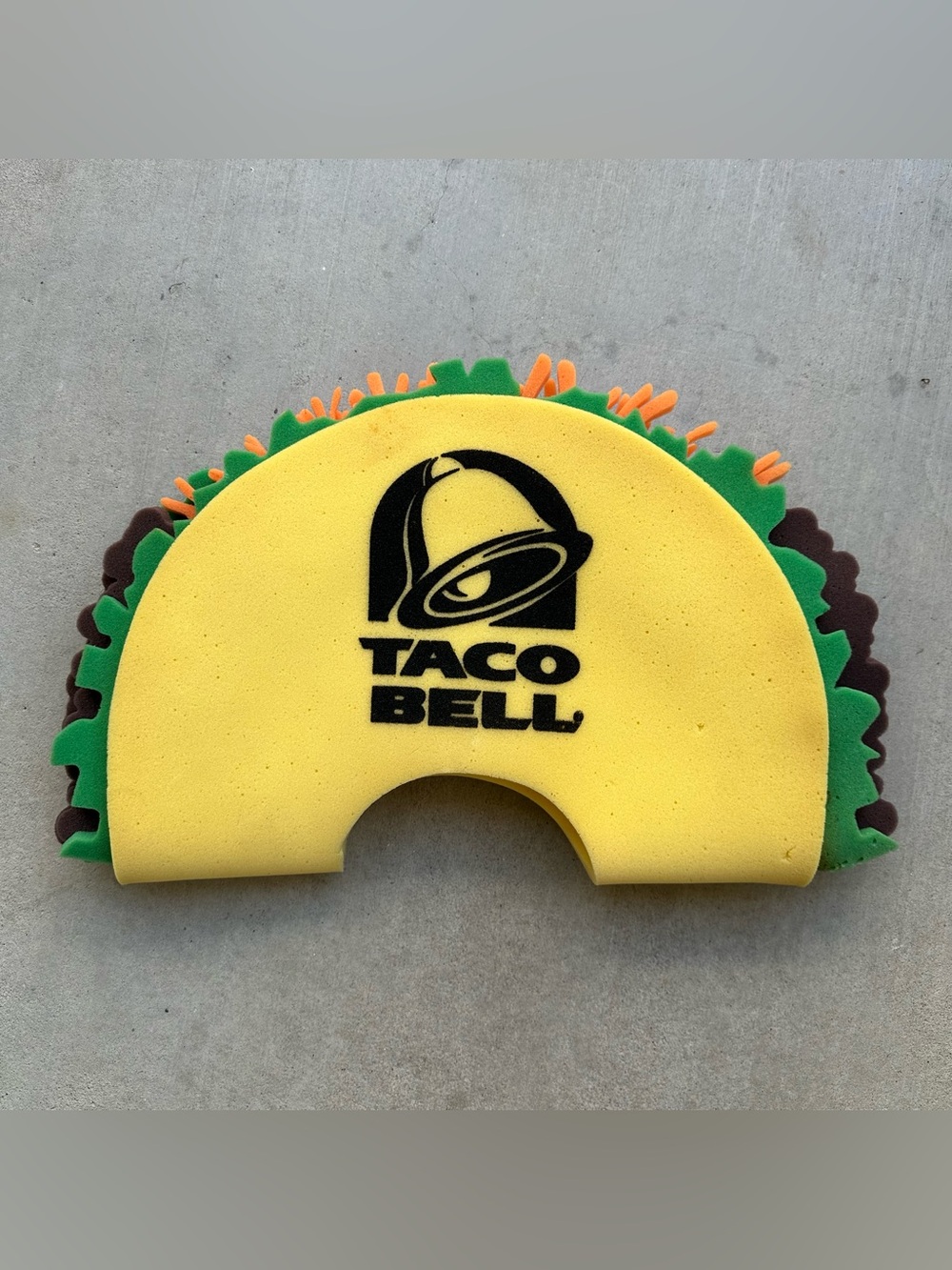 RARE Taco Bell 2000s Collectible Promo Foam Taco Hat